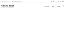 Tablet Screenshot of albertoblasi.com